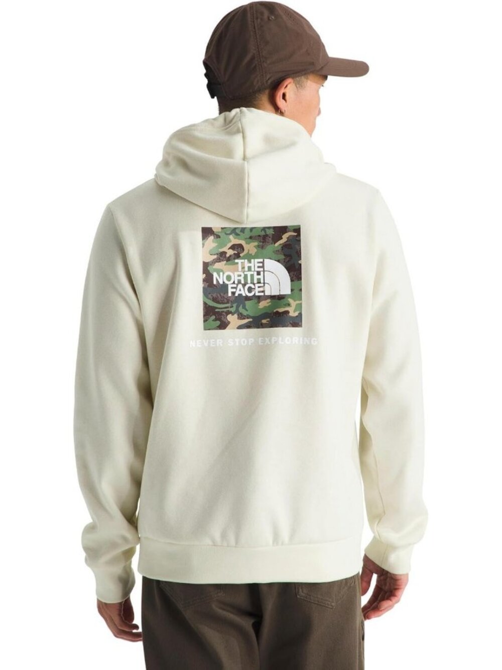 THE NORTH FACE Men's Evolution Box Camo Fill Hoodie | Sweatshirt With 2 Piece